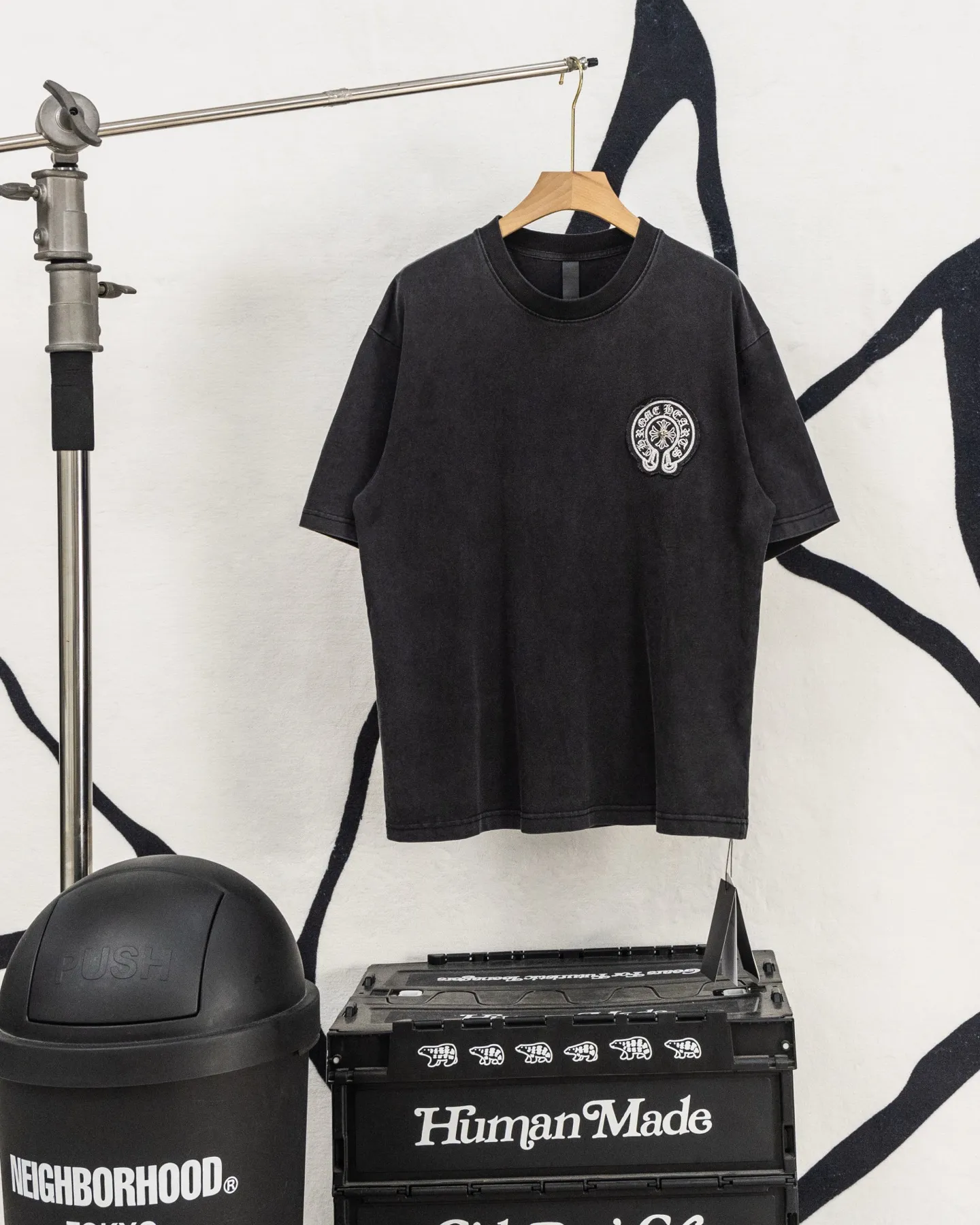 ：H 50 Chrome Hearts CH Black 2026 Authentic 0 Quality os 0 : Sizes: S M L XL